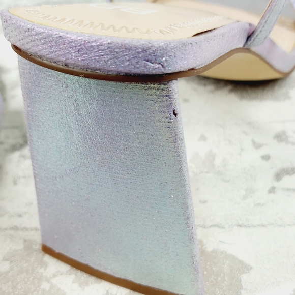 New Bp Parker Ankle Strap Square Open Toe Heeled Sandals W424 - Picture 13 of 14